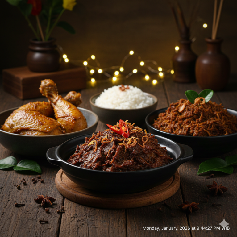 Der ultimative Rendang Guide Berlin traditionell Minangkabau Huhn und vegane Jackfrucht Varianten