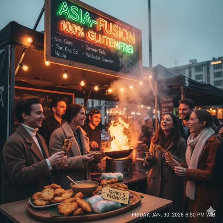Glutenfreies Streetfood Berlin asiatische Staende Trend 2026