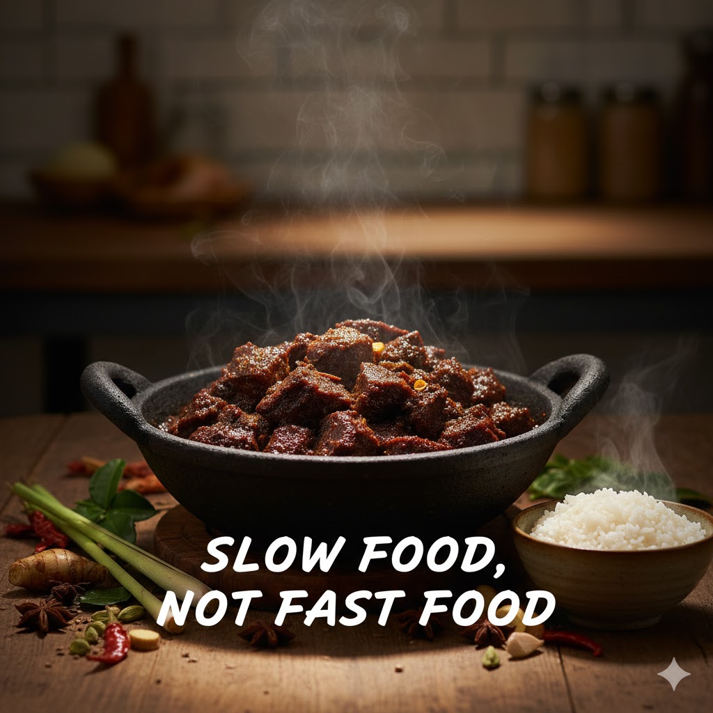 Authentisches indonesisches Rendang Rezept original glutenfrei Slow Food