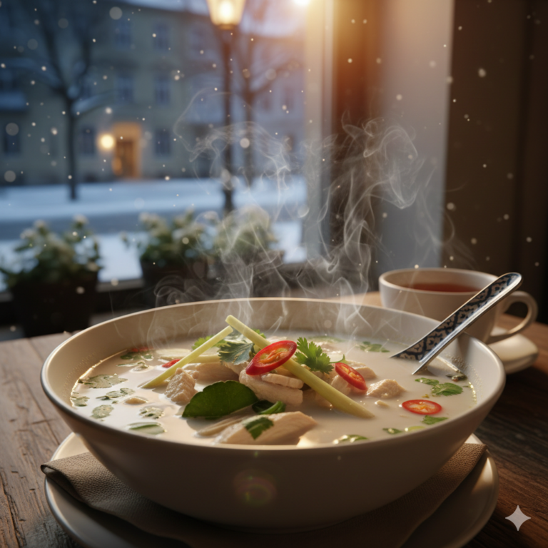 Tom Kha Gai Berlin Restaurant Klassiker: Warum Berliner diese Suppe im Winter lieben
