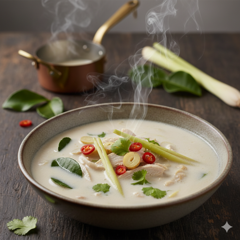 Tom Kha Gai Kokosmilch nicht gerinnen: Der Temperatur-Trick der Thai-Chefs