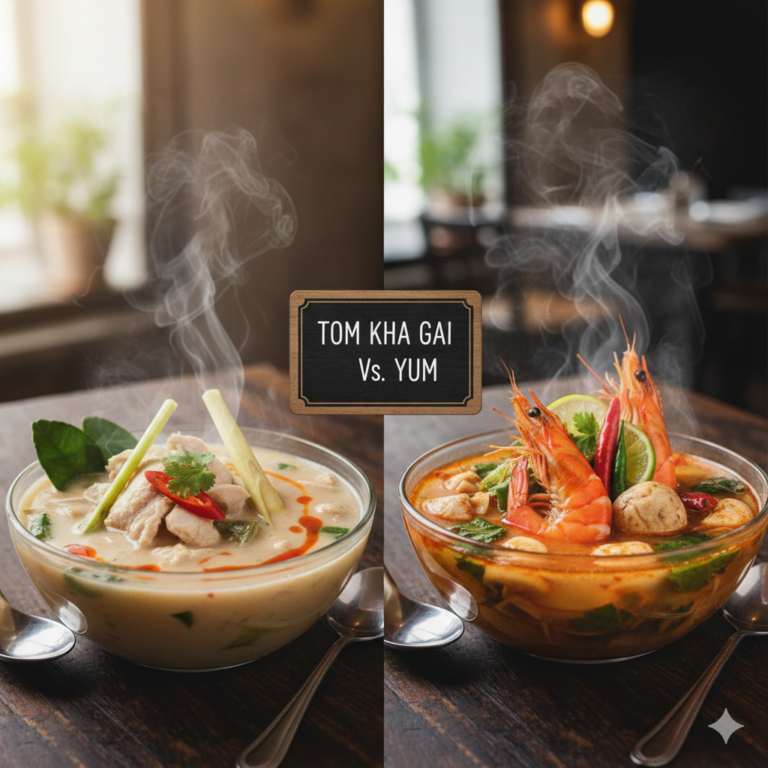 Tom Kha Gai vs. Tom Yum – Welche thailändische Suppe passt wirklich zu deinem Geschmack?