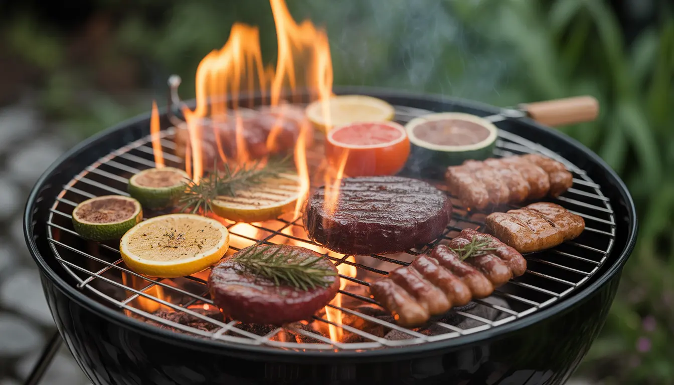 Vergleich zwischen einem traditionellen Hwaro Holzkohlegrill und einem modernen Gasgrill für K-BBQ