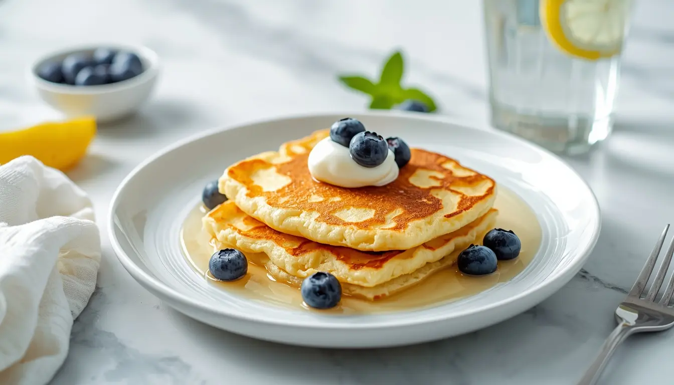 Leichtes Kaiserschmarrn Rezept mit Sauerrahm für eine saftige Konsistenz.