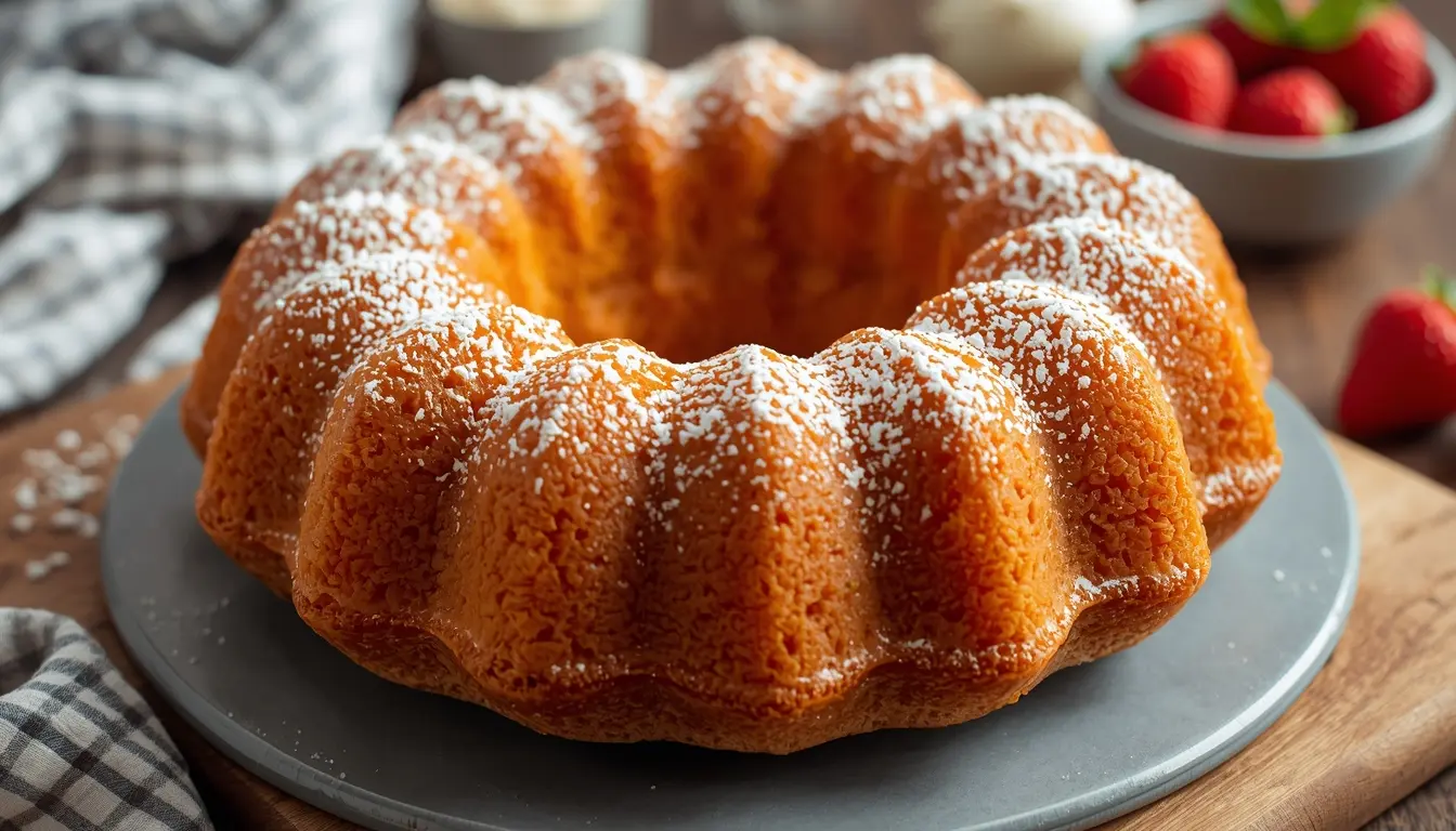 Vanillekipferl Teig im Thermomix Mixtopf, perfekt verknetet, daneben fertig gebackene Kipferl mit Puderzucker, moderne Küche, 1200 x 675 px.