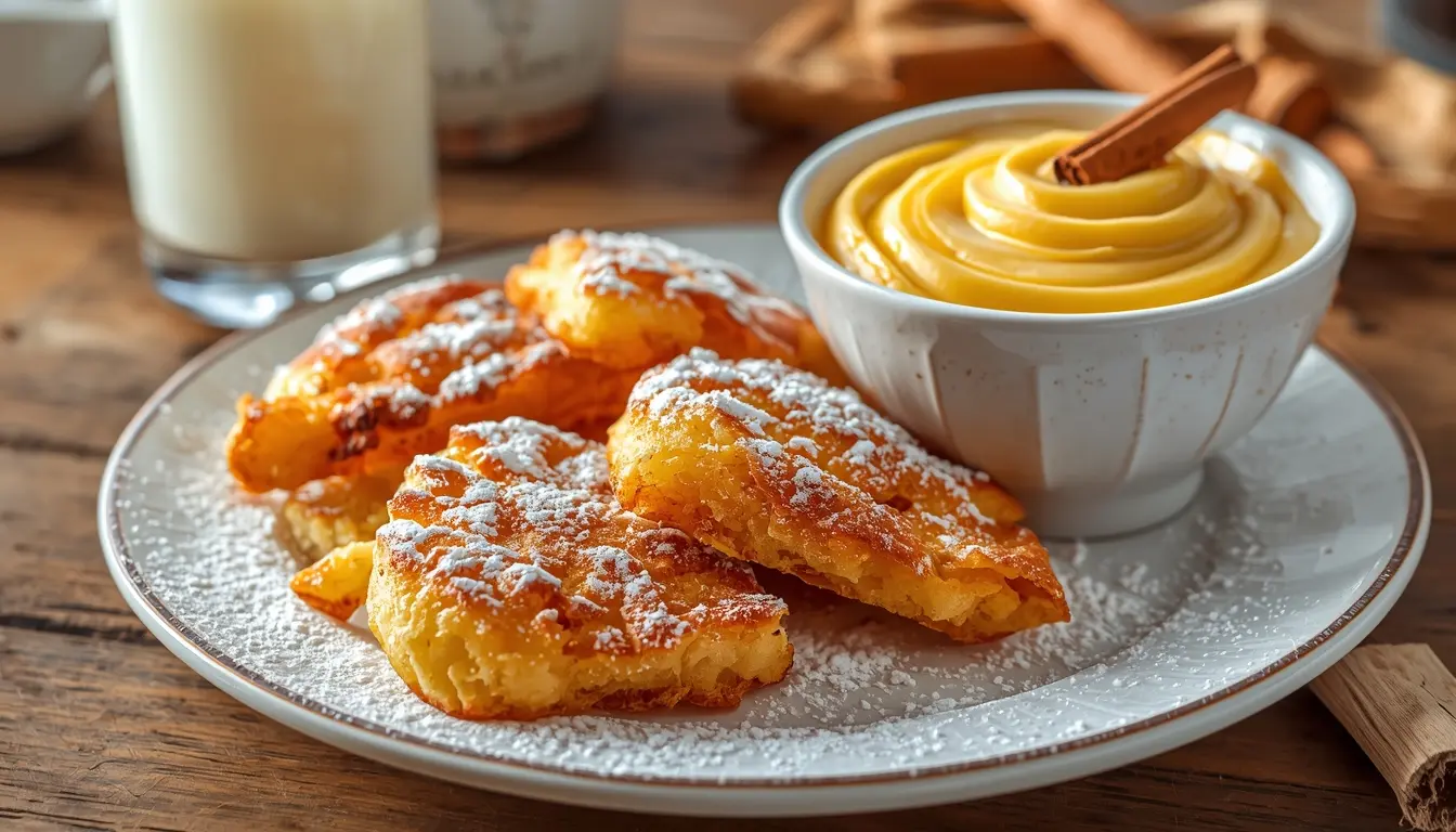 Klassischer Wiener Kaiserschmarrn mit Apfelmus: Die perfekte kinderfreundliche Mahlzeit ohne Rosinen und Alkohol.