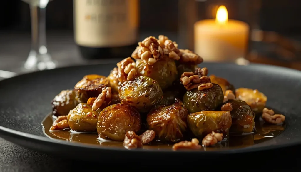 Raffinierte Rosenkohl Rezepte mit Honig und Walnüssen für Gäste.