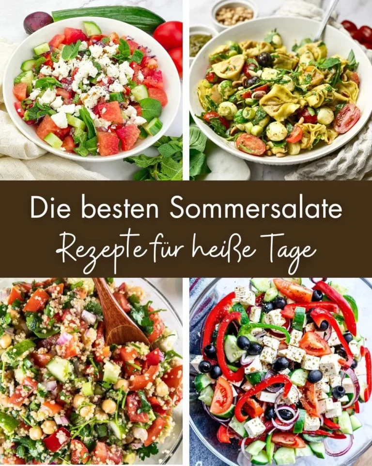 15 Erfrischende Hauptgericht-Sommersalate für heiße Tage