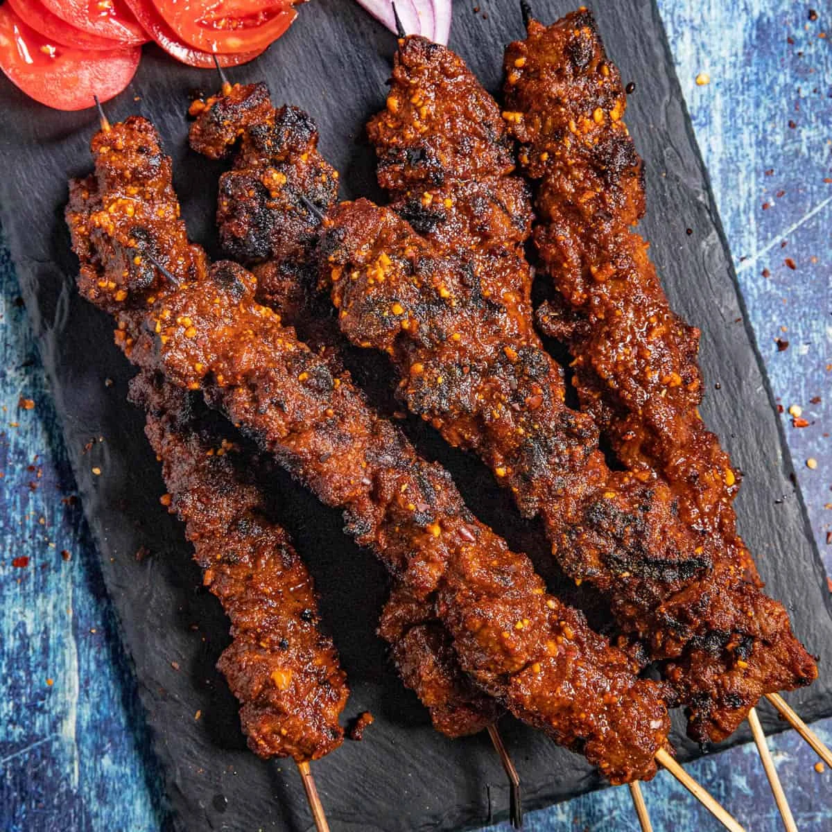 Beef Suya: Nigerianische Rindfleisch-Spieße vom Grill
