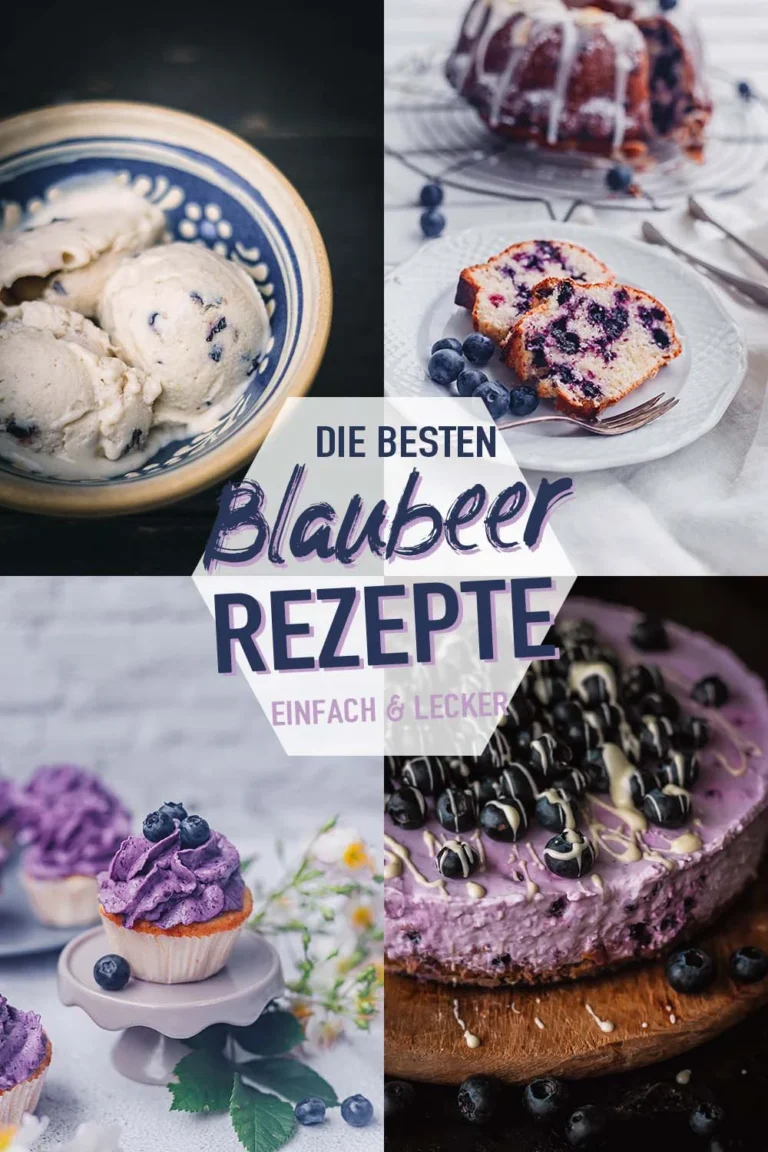 Blaubeer-Glück: 12 süße Rezepte für Muffins, Kuchen, Eis und mehr