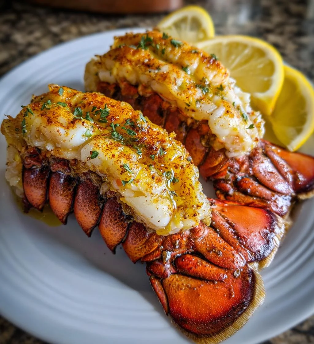 Broiled Lobster Tails: Saftige Hummerschwänze aus dem Ofen