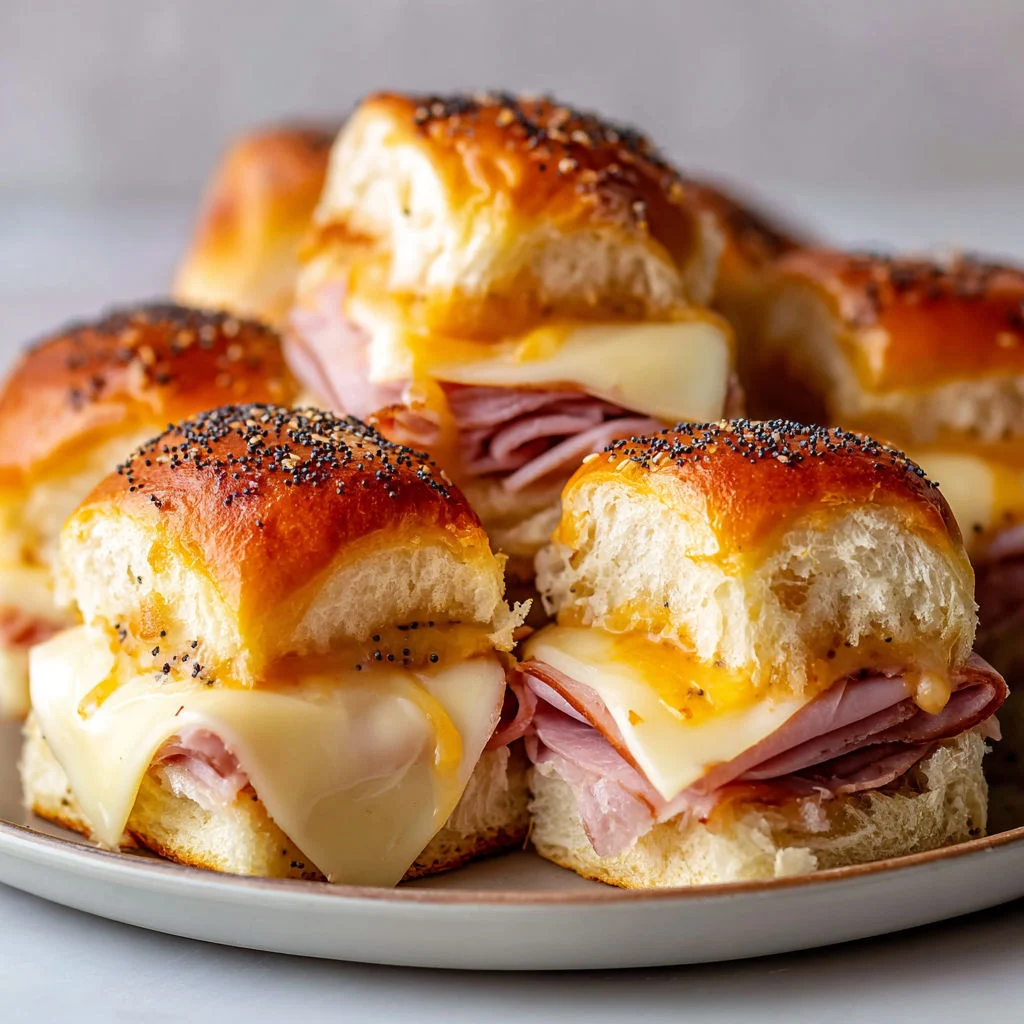 Heiße Schinken-Käse-Sliders: Der perfekte Snack für jede Party
