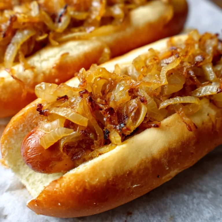 Hot Dog Onions: Der perfekte Zwiebel-Belag für deine Bratwurst