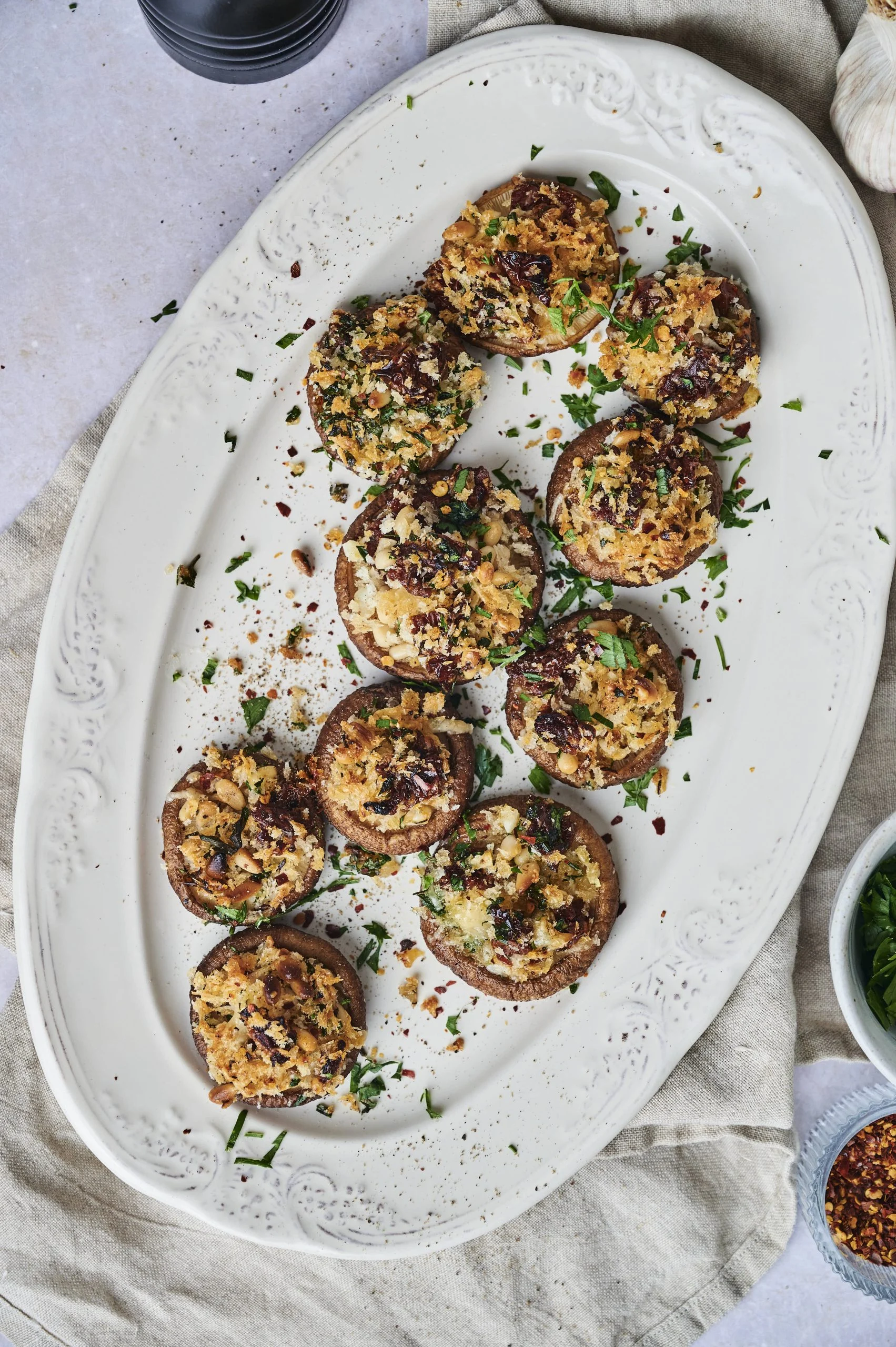 Million Dollar Stuffed Mushrooms – Luxuriöse Champignons aus dem Ofen