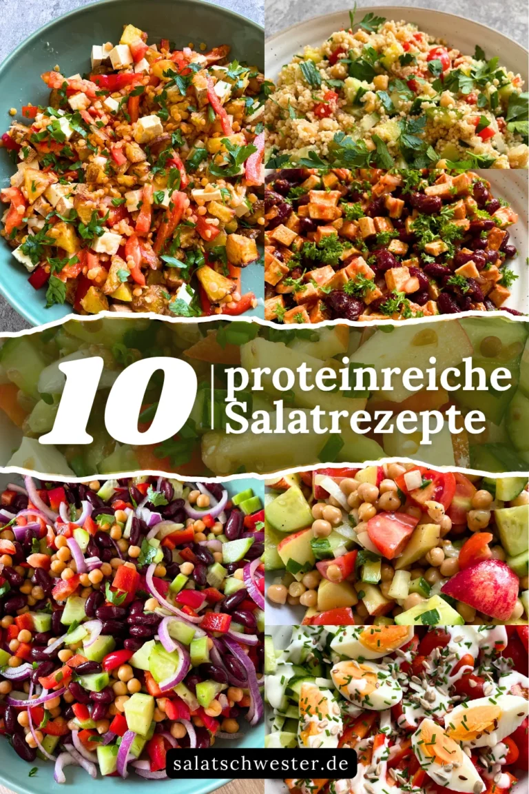 Proteinreiche Salate: 12 einfache Rezepte für Mittag- oder Abendessen, die Ihre Ernährung revolutionieren