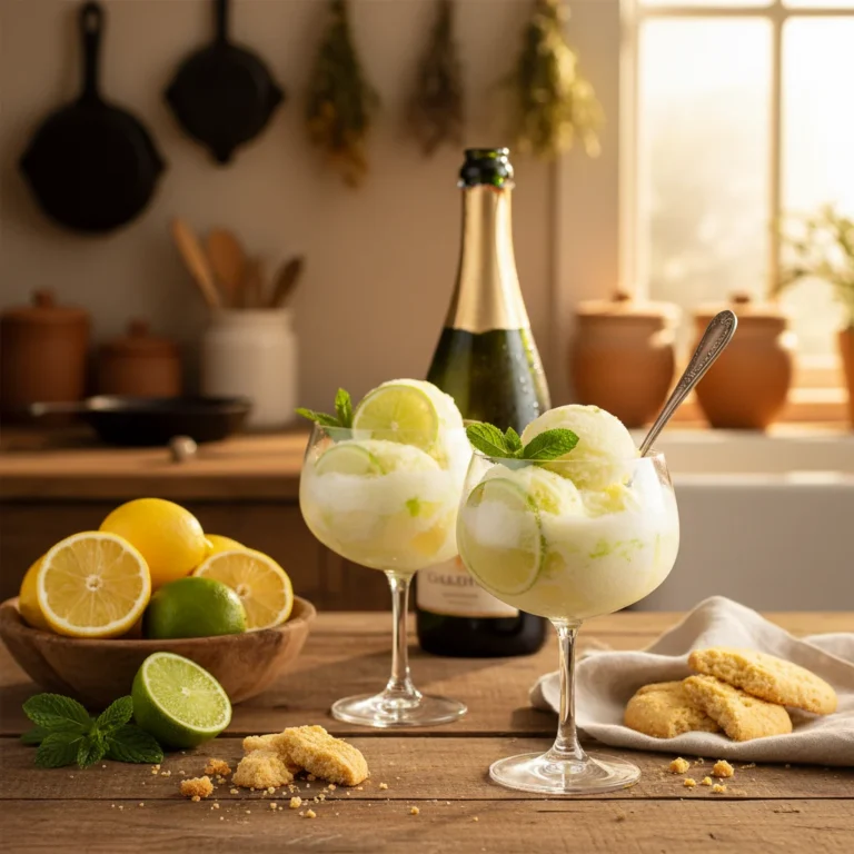 Reichhaltiges, spritziges Zitronensorbet Rezept