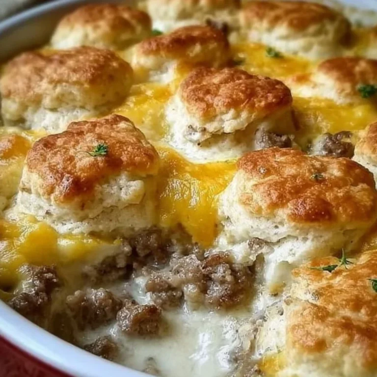 Skillet Biscuits and Gravy – Ein herzhaftes Frühstück aus einer Pfanne