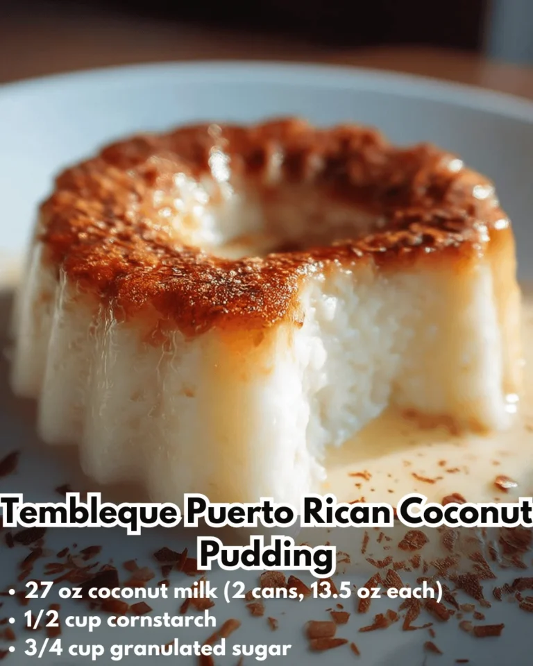 Tembleque: Der wackelige Kokosnuss-Pudding aus Puerto Rico