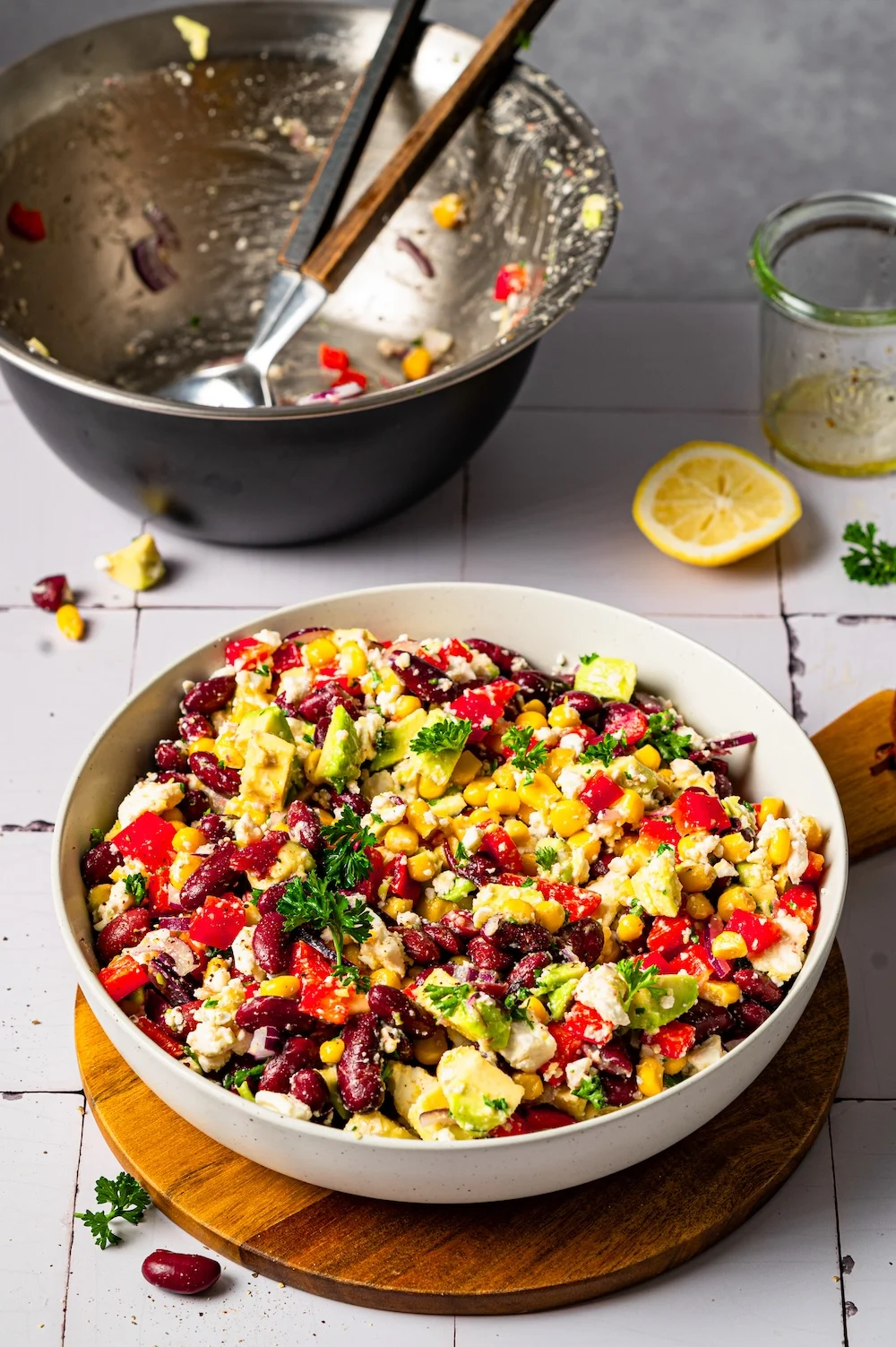 Za'atar Bohnensalat – Orientalisch würziger Salat für jeden Tag