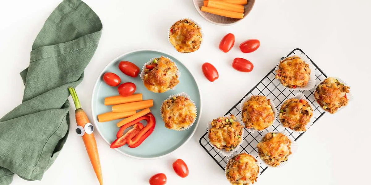 Gemüse verstecken: Der Trick mit Pizza-Muffins für Kinder, die kein Gemüse mögen