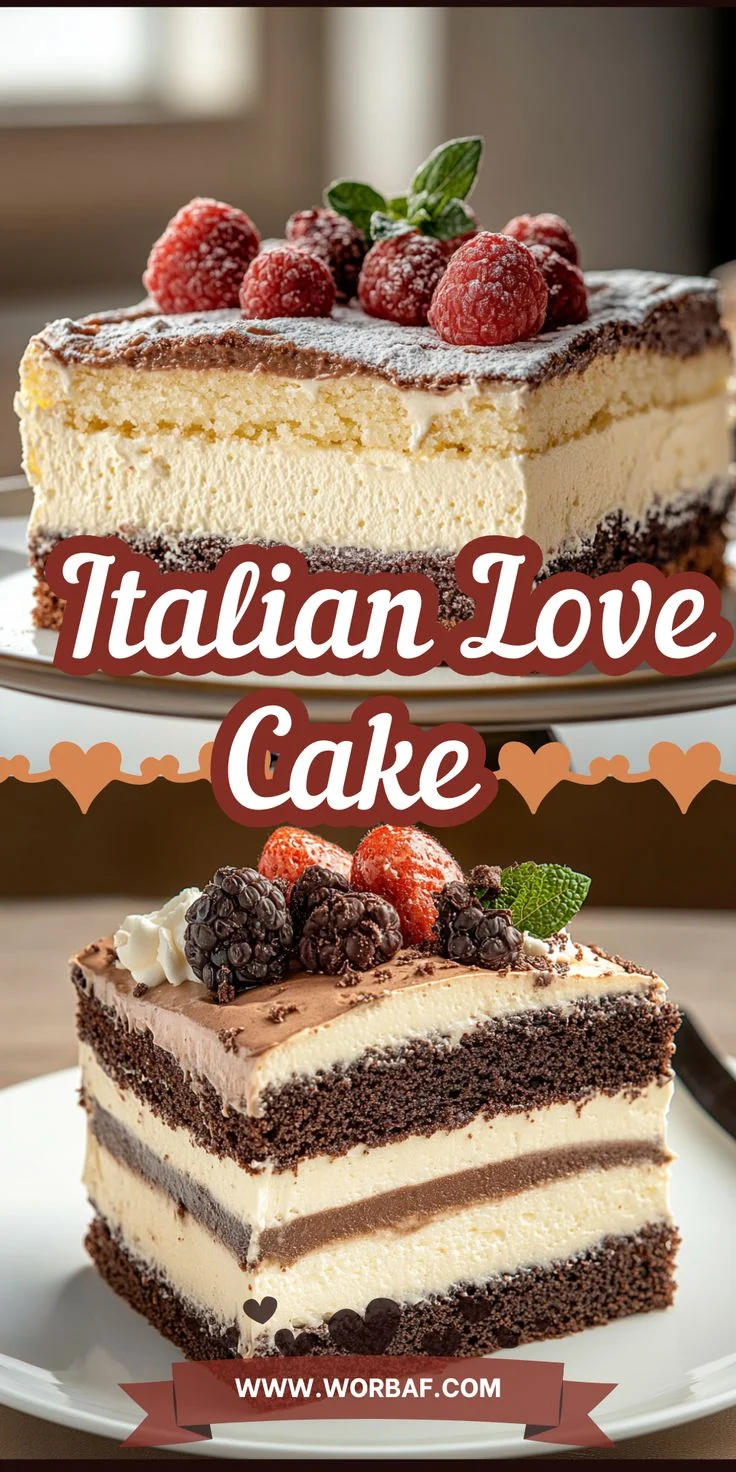 Italian Love Cake: A Backkunst-Meisterwerk für Zuhause