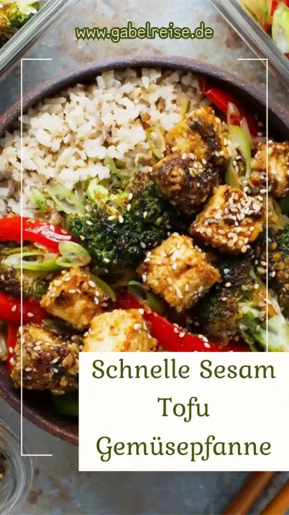 Knusprige Tofu-Pfanne mit Reis, Sojasauce & Knackigem Gurkensalat – Asiatisch Quick & Easy