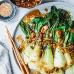 Schnelle Pak Choi Rezepte: Asiatische Pfanne mit Knoblauch und Sojasauce als Beilage